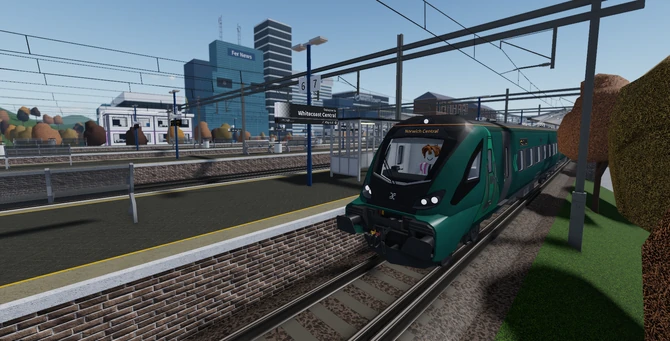 A Green Arrow Mark 5A Driving Van Trailer at Whitecoast Central.