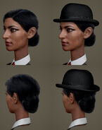 Victoria's head model by Tito Belgrave.