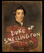 A portrait of the Duke of Wellington.