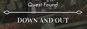Finding a Quest during the We All Fall Down DLC.