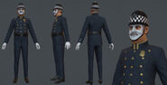 Chief Inspector Peters' character model.