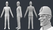 The Bobby model, untextured