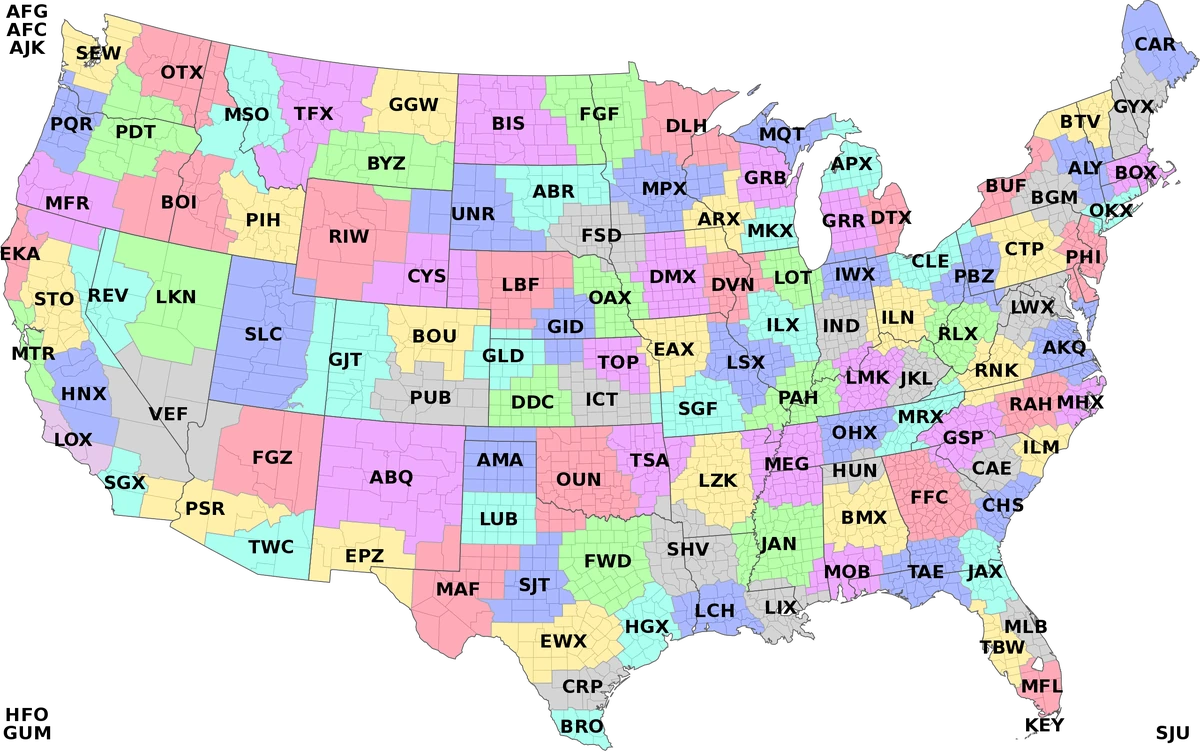 NATIONAL WEATHER SERVICE visual data 5