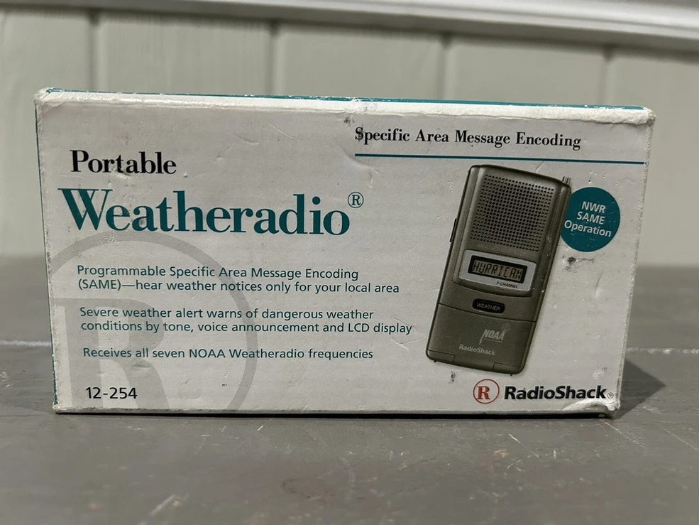 Radio Shack 12-247B 7 canaux numérique NOAA alerte météo testée