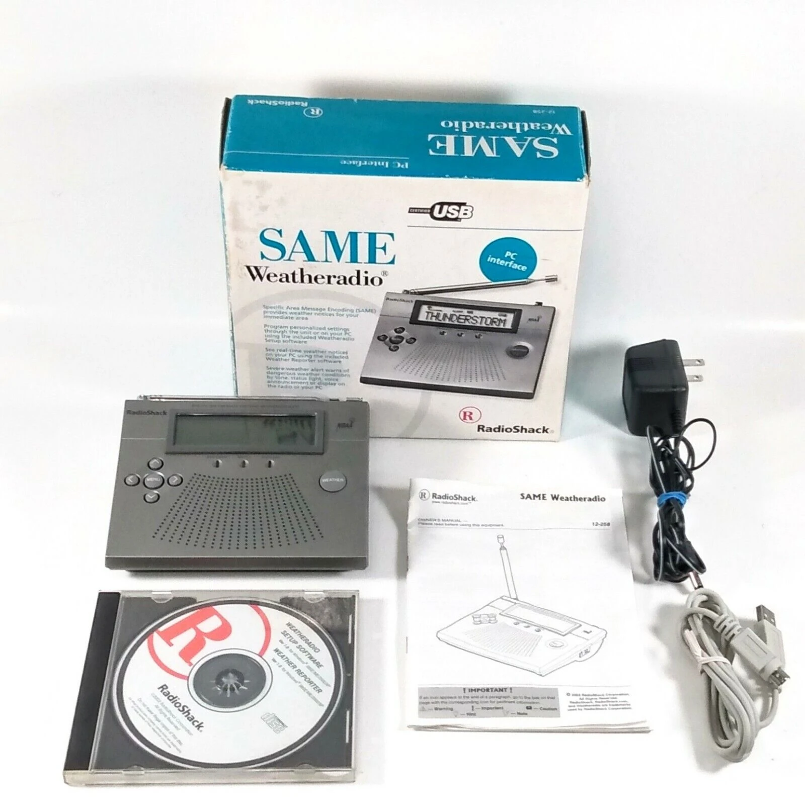 Radio Shack Weather Alert 20-315 PRO 82 – Récepteur Scanning NOAA – Testé