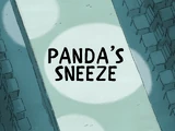 Panda's Sneeze