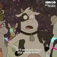 An Angry Dramatic Cow..webp (48 KB) Her Permanent Angry Face.