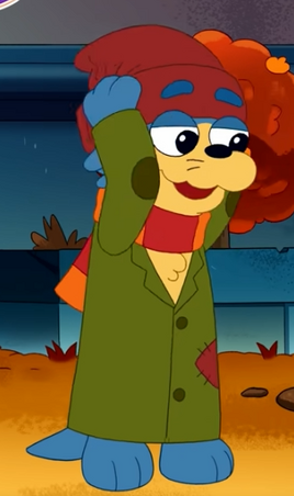 Squatter otter fullbody