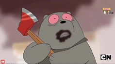 Gấu Trắng dưới ảnh hưởng của caffeine quá liều.