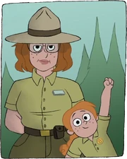 A photo of Dana with her mom seen in .