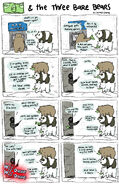 The Three Bare Bears strip the weapons were first featured in.