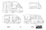 Model sheet for the Calzone food truck.