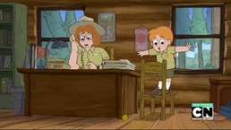 Using phone in flashback