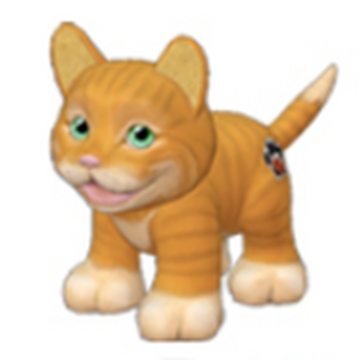 Orange cat webkinz on sale