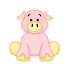 Pig transparent