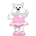 Ballerinahuskydogfigure.png (6 KB) Ballerina Husky Dog (Virtual)