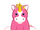 Swirly Curl Unicorn