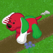 Jolly Holiday Puppy Gif
