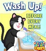 "Wash Up! BEFORE EVERY MEAL!"