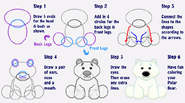 How to Draw a Polar Bear.