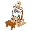 Charming Charcoal Easel.png (5 KB) Charming Charcoal Easel