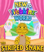 New to Webkinz World Striped Snake