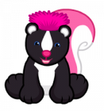Webkinz skunk top