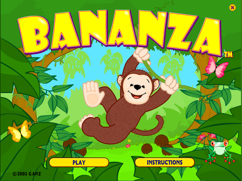 Bananza (game), Webkinz Wiki