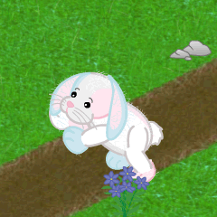 4✳B  Dot Bunny CandyStripeBunny Easter Lollibunny and Lolliegg 4.5 oz. Pops | Bee