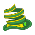 Emerald Wizard Costume Hat