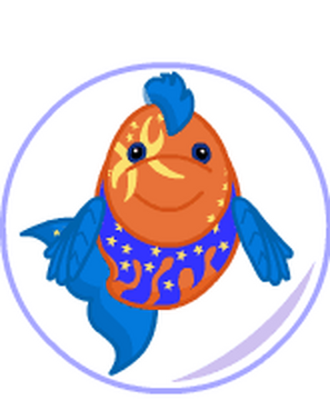 Webkinz pucker fish top
