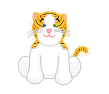 Orange cat webkinz 2025