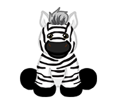 webkinz zebra