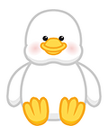 white duck webkinz