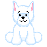 White Terrier Webkinz Lil Kinnz 6in Dog With Code 5up HS106 for sale online 