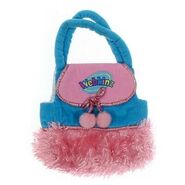 Blue and pink pet carrier