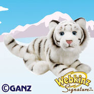 Signature White Bengal Tiger Plush Pet