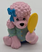 Pretty Pink Poodle Figure