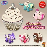 As seen in a promo for the Chocolate Cupcake Dress