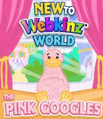 New to Webkinz World Pink Googles