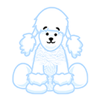 white poodle webkinz