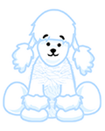 webkinz white poodle