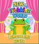 New to Webkinz World Lemon Lime Gecko