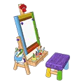 Finger Painting Easel