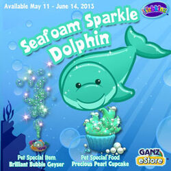 Seafoam Sparkle Dolphin | Webkinz Wiki | Fandom