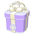 Lil Purple Spring Corgi Gift Box
