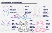 How to Draw a Love Puppy.