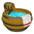 Barrel hot tub
