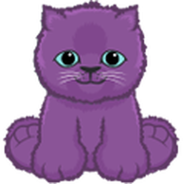 Purple Persian Kitten | Webkinz Wiki | Fandom