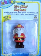 Fire Chief Elephant Figure